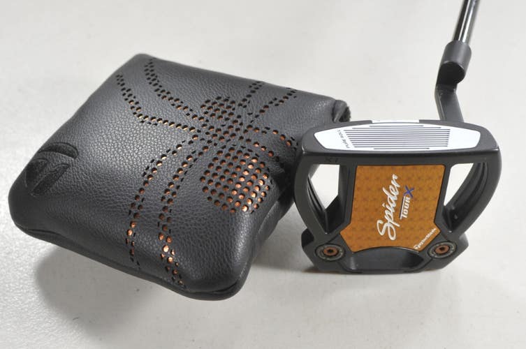 TaylorMade Spider Tour X Black #1 34" Putter Right KBS Steel with Cover  #218926