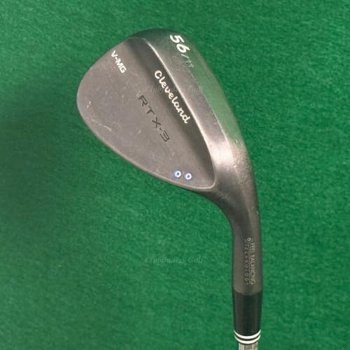 Cleveland RTX-3 V-MG Black Satin 56-11 56 Sand Wedge Dynamic Gold Wedge Flex