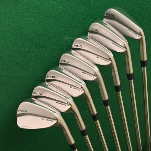Ping Blueprint Forged Black Dot 4-PW Iron Set Project X Rifle 6.0 Steel Stiff