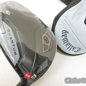 Callaway Quantum Max Driver 9° Denali Frost Silver 60g 6.0 Stiff +Cover  NEW