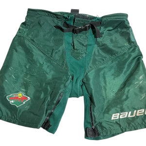 Bauer Supreme 2S Pro Girdle Pro Stock Pants Shell Minnesota Wild Medium (Used) 7869