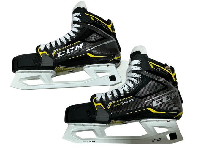 CCM Super Tacks AS3 Pro Size 10.5 Stars Pro Stock Goalie Skates (Used) 32449