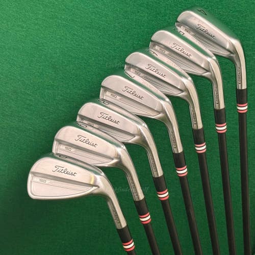 Titleist T150 Forged 2023 4-PW Iron Set True Temper AMT Red R300 Steel Regular