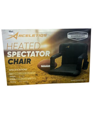 Used HEATED SPECTATOR CHAIR Football Accessory Black 11835-S000208440