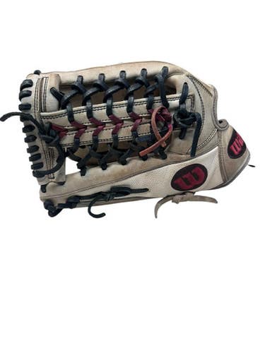 Used Wilson T125 BB/SB Glove LH Throw White 12 1/2" 11835-S000208490