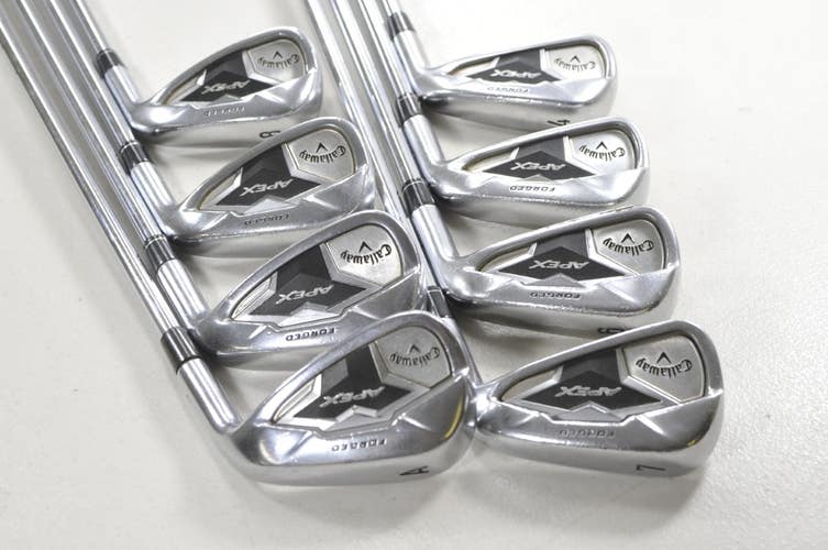 Callaway Apex 19 4-PW,AW Iron Set Regular Flex Right Elevate 95g Steel #218133