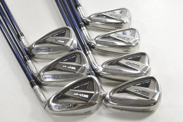 TaylorMade SIM2 Max 5-PW,AW Iron Set Senior Flex Ventus Blue 5 Graphite #217839