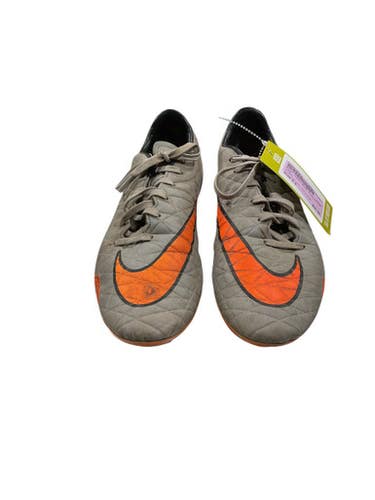 Used Nike Soccer Cleats Charcoal And Orange Senior 9 11847-S000035224