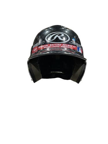 Used Rawlings BB HELMET Batting Helmet No Mask Black MD 11847-S000035265