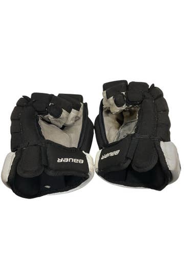 Used Bauer GLOVES Senior Gloves Black 15" 11847-S000035511