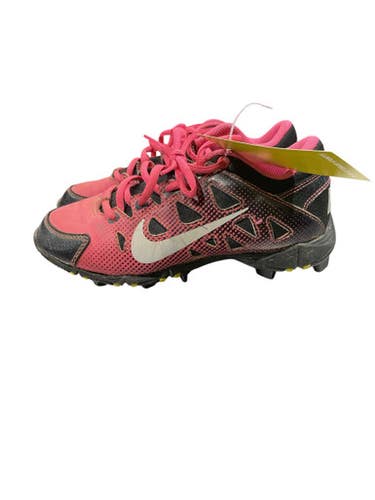 Used Nike FASTFLEX HYPERDIAMOND BB/SB Cleats Pink Junior 02.5 11847-S000033855