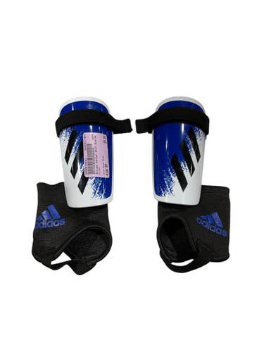 Used Adidas Soccer Shin Guards Youth Royal Blue SM 11847-S000034993