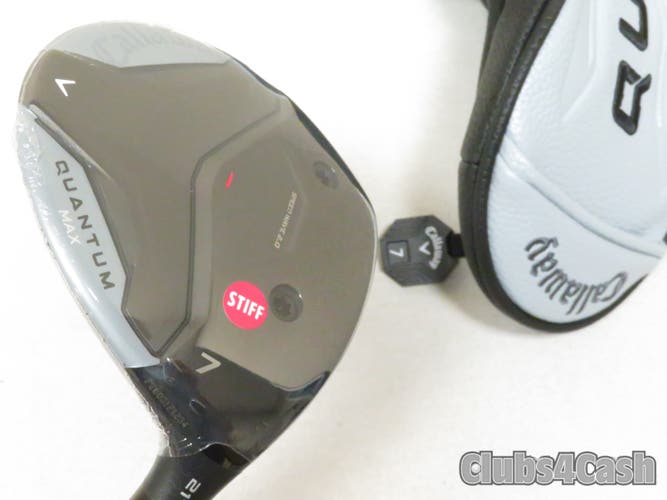 Callaway Quantum Max Fairway 21  7 Wood Denali Frost Silver 60g 6.0 +Cover  NEW