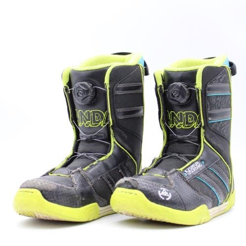 K2 Vandal BOA Junior Snowboard Boots - Size 6 / Mondo 24 Used