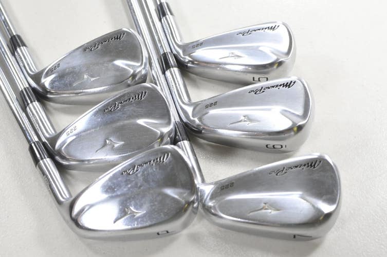 Mizuno Pro 225 5-PW Iron Set Regular Flex Project X Rifle 5.5 RH Steel #218281
