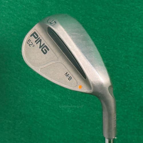 Ping M/B Orange Dot 52 Gap Wedge Stepped Steel Wedge Flex