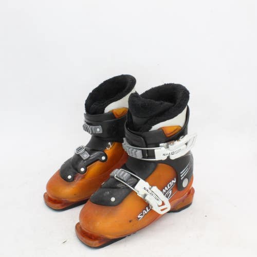 Salomon T2 Kids Ski Boots - Size 1 / Mondo 19 Used