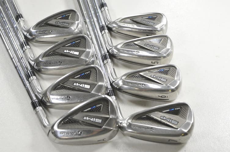 TaylorMade SIM2 Max 4-PW,AW Iron Set X-Stiff RH NS Pro Modus3 Tour Steel #218183