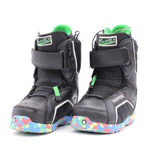 Burton Zipline Junior Snowboard Boots - Size 4 / Mondo 22 Used
