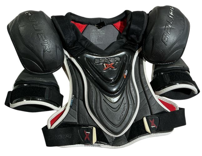 Large Youth Bauer Vapor 1X Shoulder Pads (Used) 7873