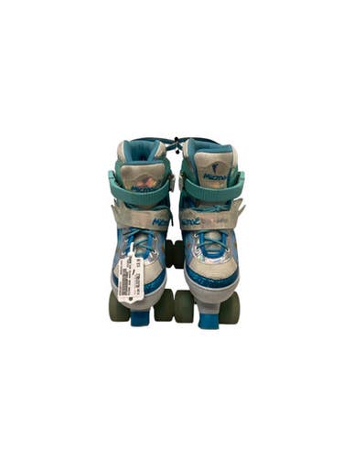 Used Child Roller Quad Skates Carolina Blue Adjustable 11443-S000205737