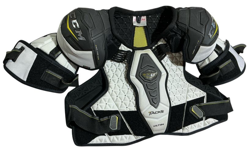 Large Senior CCM Ultra Tacks Pro Shoulder Pads Pro Stock (Used) 7875