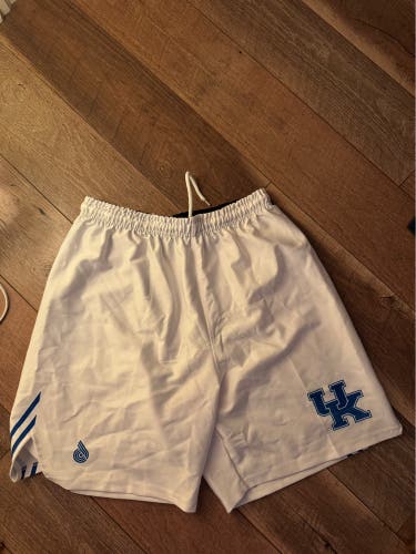 Kentucky Lacrosse White Large Men's Shorts (New)