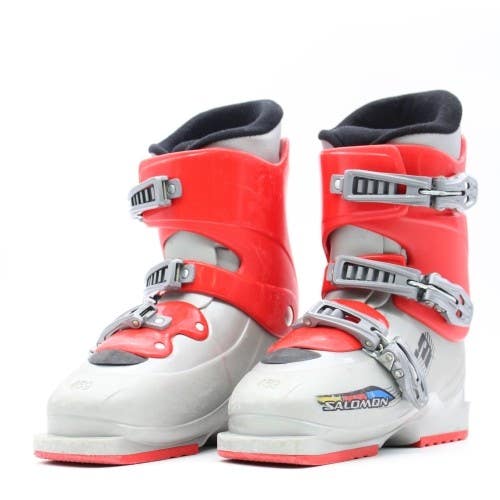 Salomon T3 Kids Ski Boots - Size 4 / Mondo 22 Used