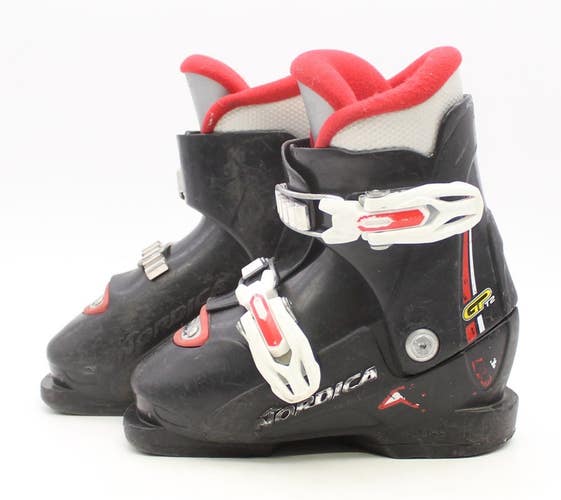 Nordica GP T2 Kids Ski Boots - Size 11.5 / Mondo 17.5 Used