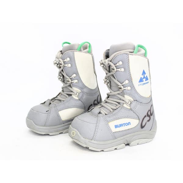 burton kids snowboard boot sizing Mini Grom Boots 2026 Black 10C Designed to make learning fun Burton Mint Burton Boots Size