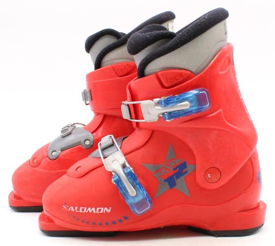 Salomon Performa T2 Kids Ski Boots - Size 3 / Mondo 21 Used
