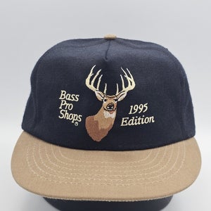 Vintage Bass Pro Shopv Fishing 1995 Deer Hunting Edition Promo Hat Cap Snapback