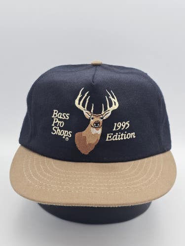 Vintage Bass Pro Shopv Fishing 1995 Deer Hunting Edition Promo Hat Cap Snapback