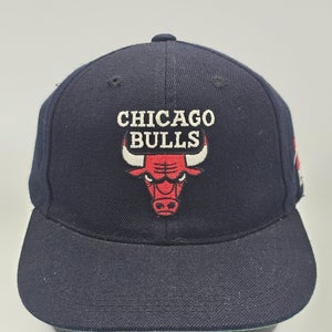 Vintage Chicago Bulls Sports Specialties Black Dome Plain Logo Hat Cap Snapback