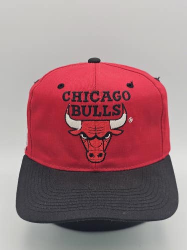 Vintage Chicago Bulls Sports Specialties Plain Logo Back Script NBA Hat Snapback