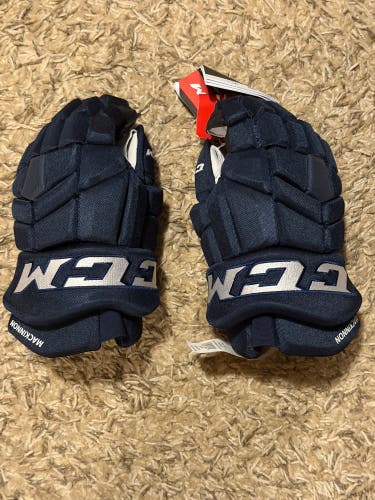 Navy CCM HGTK Gloves 14" Pro Stock (New)