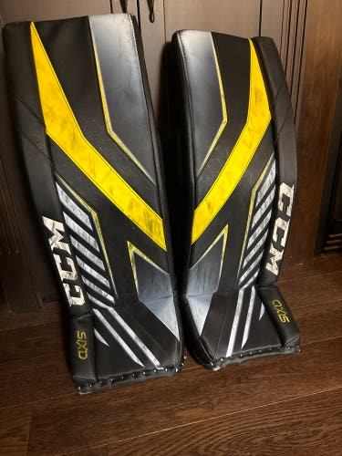 34" 2021 CCM Axis Pro Goalie Leg Pads (Used)