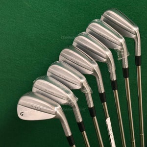 TayorMade P-770 Forged 2024 4-PW Iron Set Dynamic Gold MID S300 Steel Stiff