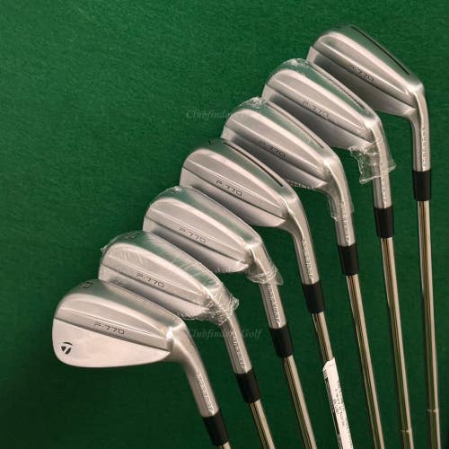 TayorMade P-770 Forged 2024 4-PW Iron Set Dynamic Gold MID S300 Steel Stiff