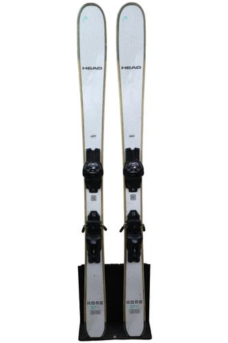 USED 2026 Head Kore 87 Ti 163cm Skis with Tyrolia Attack 11 Bindings Black/Gray