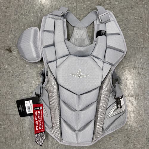 All Star MVP Pro Catcher's Chest Protector Intermediate Silver 15.5" (Used)