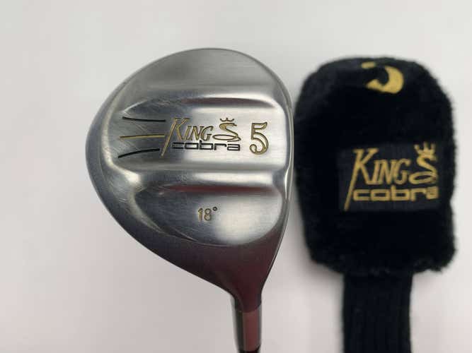 Cobra King Cobra 5 Fairway Wood 18* Firm Stiff Steel Mens RH HC