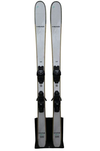 USED 2026 Head Kore 87 Ti 163cm Skis with Tyrolia Attack 11 Bindings Black/Gray