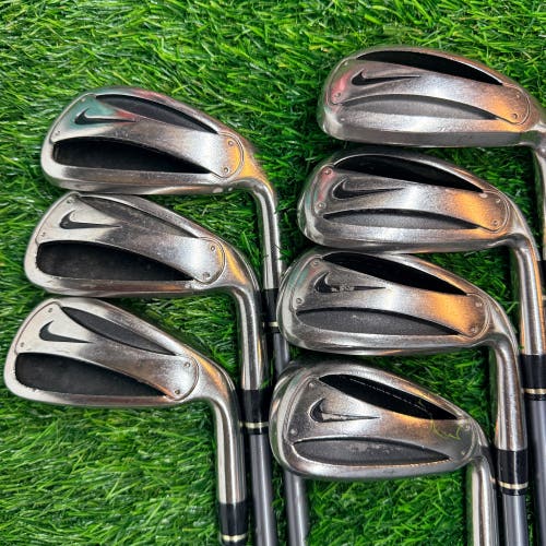 Nike Slingshot RH Iron Set 7 Clubs 5-9 PW AW Regular Flex TrueTemper Midsize Gripa