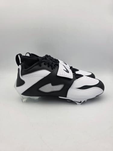 New Nike Diamond Turf 93 TD Mens Sz 8 Football Cleats White Black HF5298-101