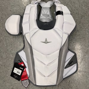 All Star MVP Pro Catcher's Chest Protector Intermediate 15.5" White (Used)