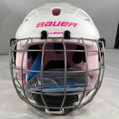 Pink Youth Bauer Lil Sport Helmet