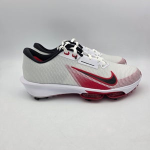 Nike Air Zoom Infinity Tour 2 White Red Black Men Size 8.5 Golf Shoes FD0217-101