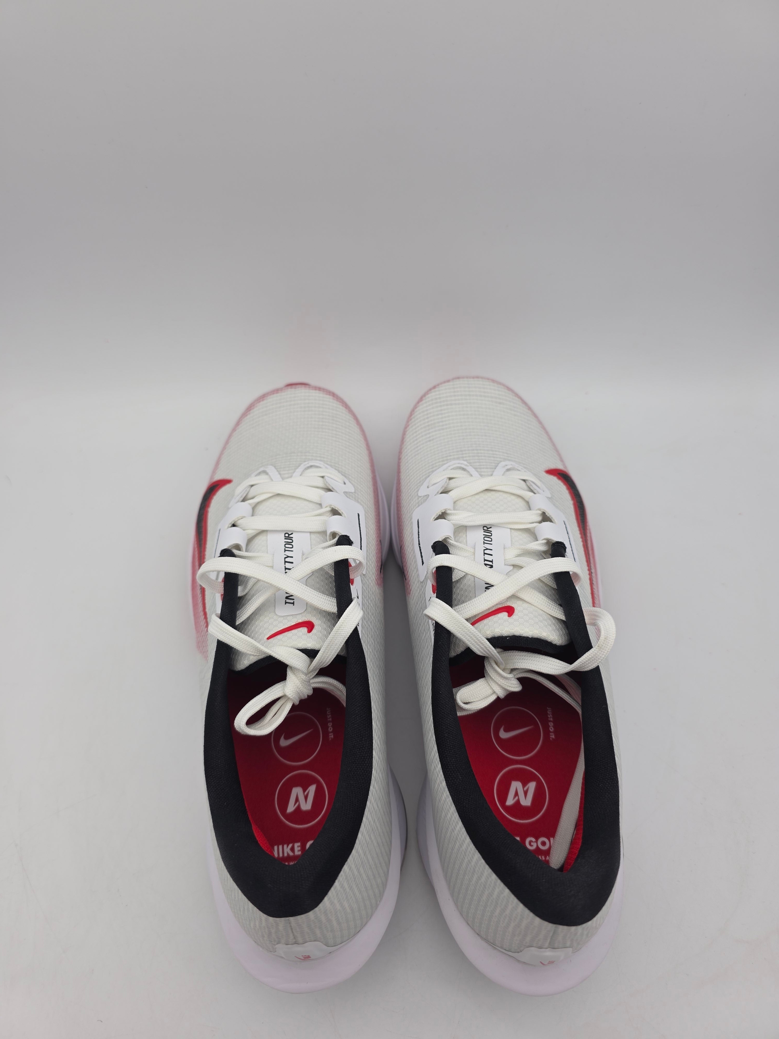 Nike Air Zoom Infinity Tour 2 White Red Black Men Size 8.5 Golf Shoes FD0217-101 Nike Air Zoom Infinity Tour 2 White Red Black Men Size 8.5  main image 3