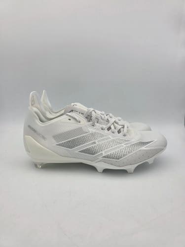 Adidas Adizero Electric Football Cleats Mens Size 9 White Silver Shoes IE6286